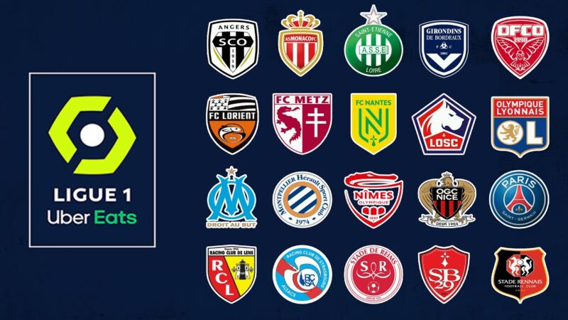 Các đội trong bảng xếp hạng Ligue 1